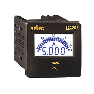Đồng hồ tủ điện dạng số hiển thị dạng LCD, MA501 (48x48)